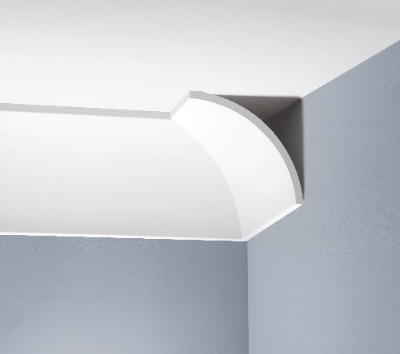 Listwa gzymsowa gładka LGG-36 Cezar Biała 2,44m