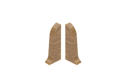 Zaślepki do listwy przypodłogowej Classic 22x59mm 1kpl=2szt(L+P) Cezar Dąb Alabama Mat
