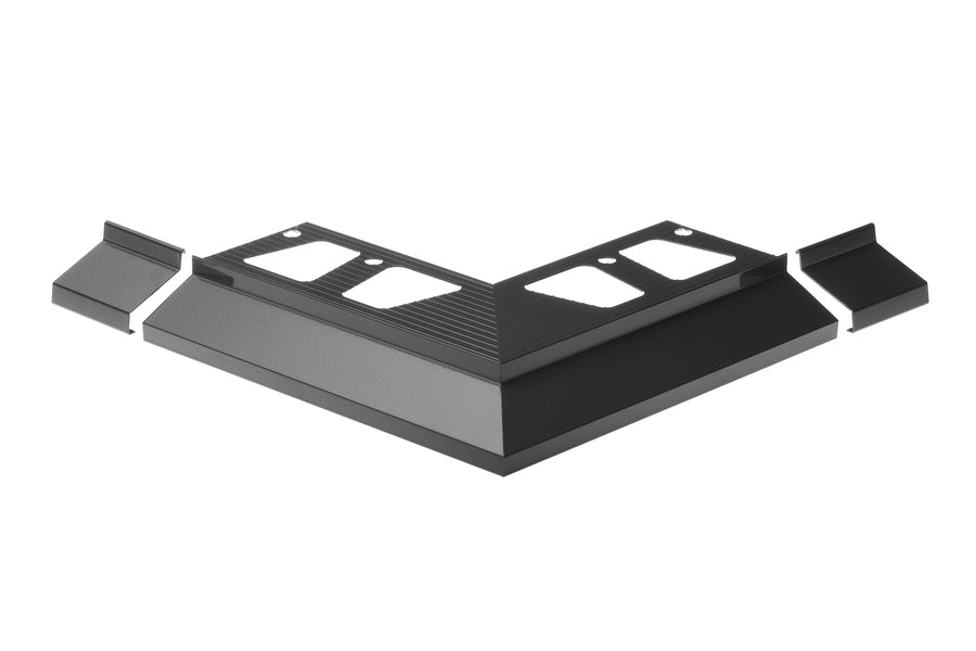 Zestaw zakończeń do OKAP100 NZ+LL2 Cezar Grafitowy RAL7024 Połysk