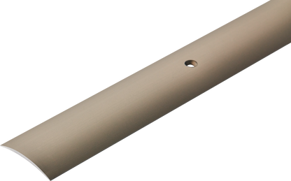 Oval aluminum threshold profile, wide, 40mm, Cezar Champagne Matt, 0.90m