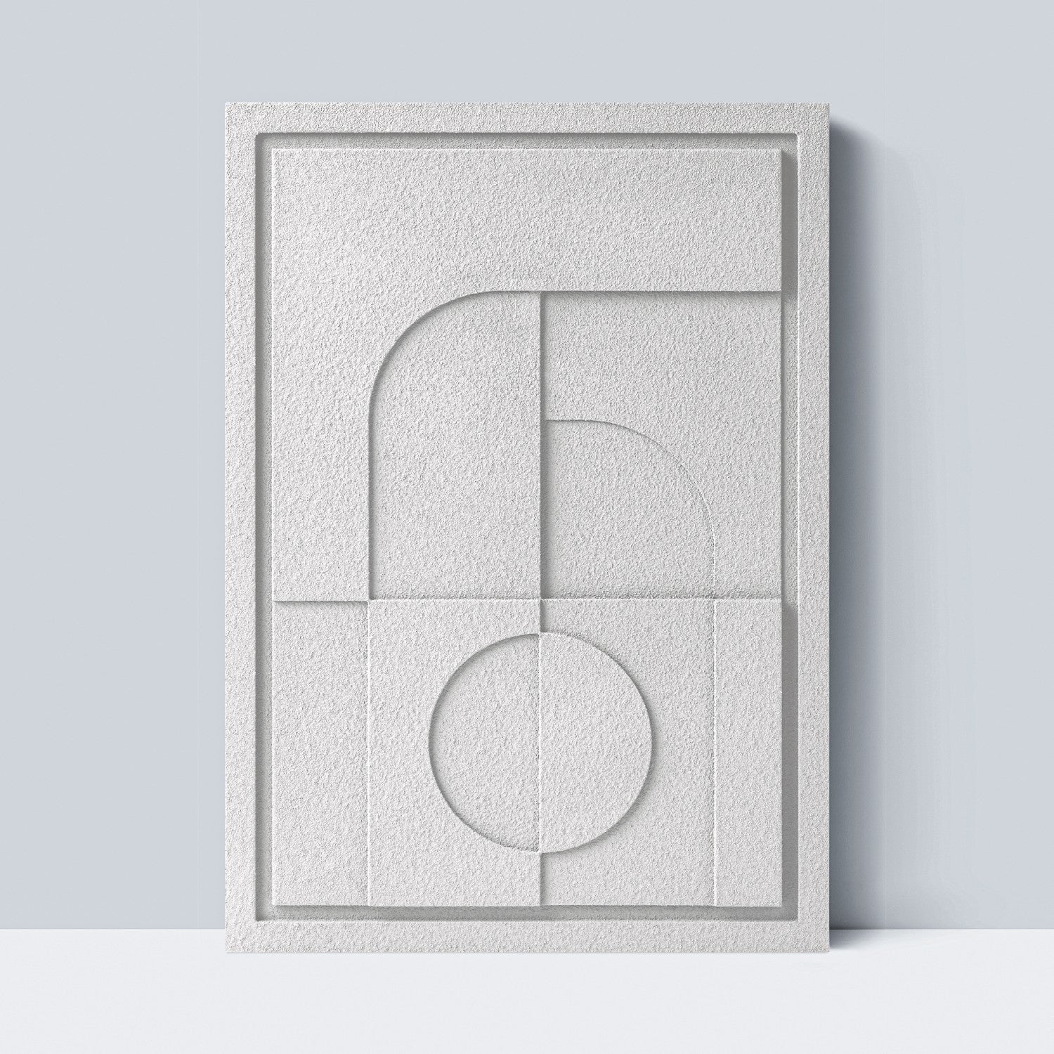 Wall Decor 500x700x18mm GEOMETRIC 5 MURSO Bianco