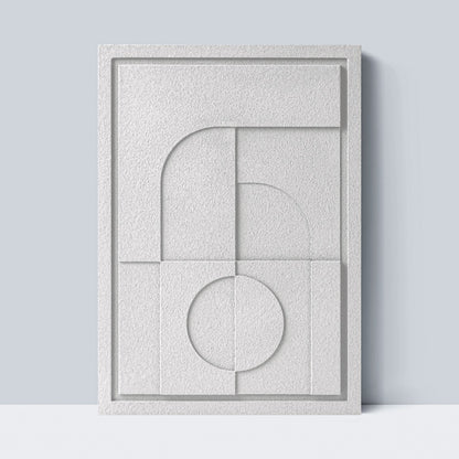 Wall Decor 500x700x18mm GEOMETRIC 5 MURSO Bianco
