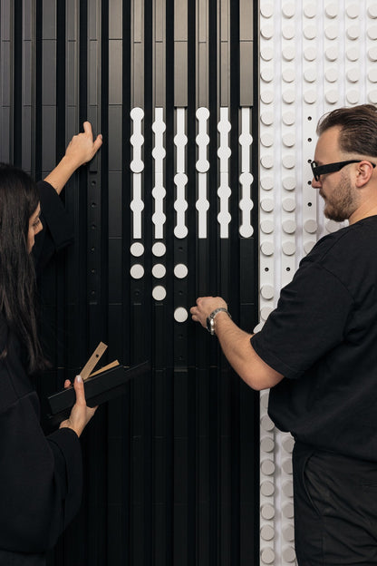 CLICKform MILO MURSO building block set White RAL9003 Matt 0.19m