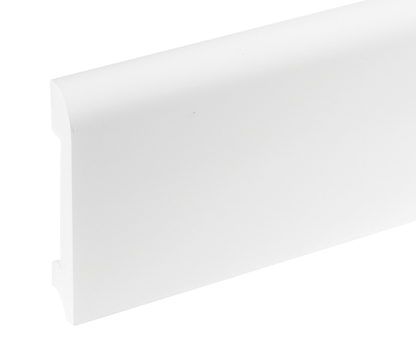 LPC-11 skirting board 78x13mm Cezar White Matt 2.44m