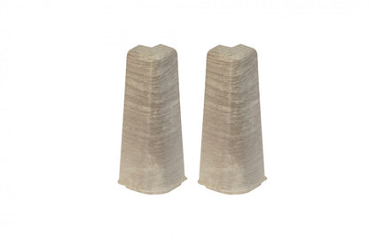 Угловой элемент для плинтуса Hi Line 23,4x75 мм. 1 комплект = 2 шт. Cezar Iceland Mat