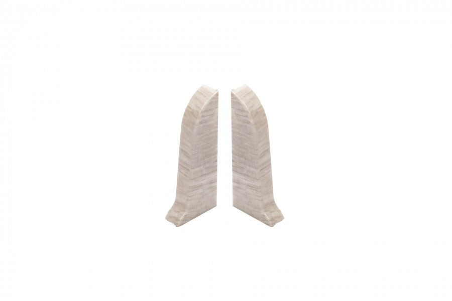 End caps for Classic skirting board 22x59mm 1 set = 2 pcs (L+R) Cezar Oak Belfast Matt