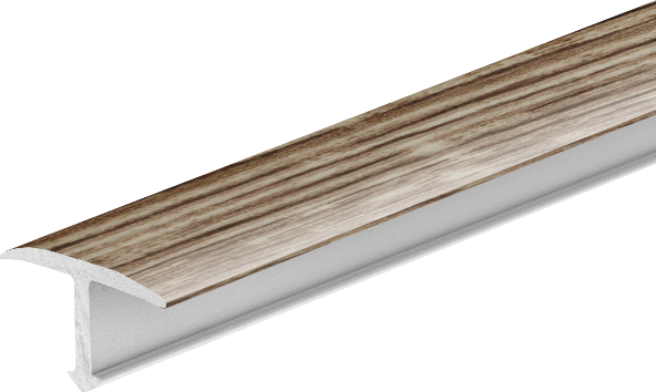 Profil fugowy aluminiowy gładki 14mm Cezar Dąb Glina Mat 2,50m