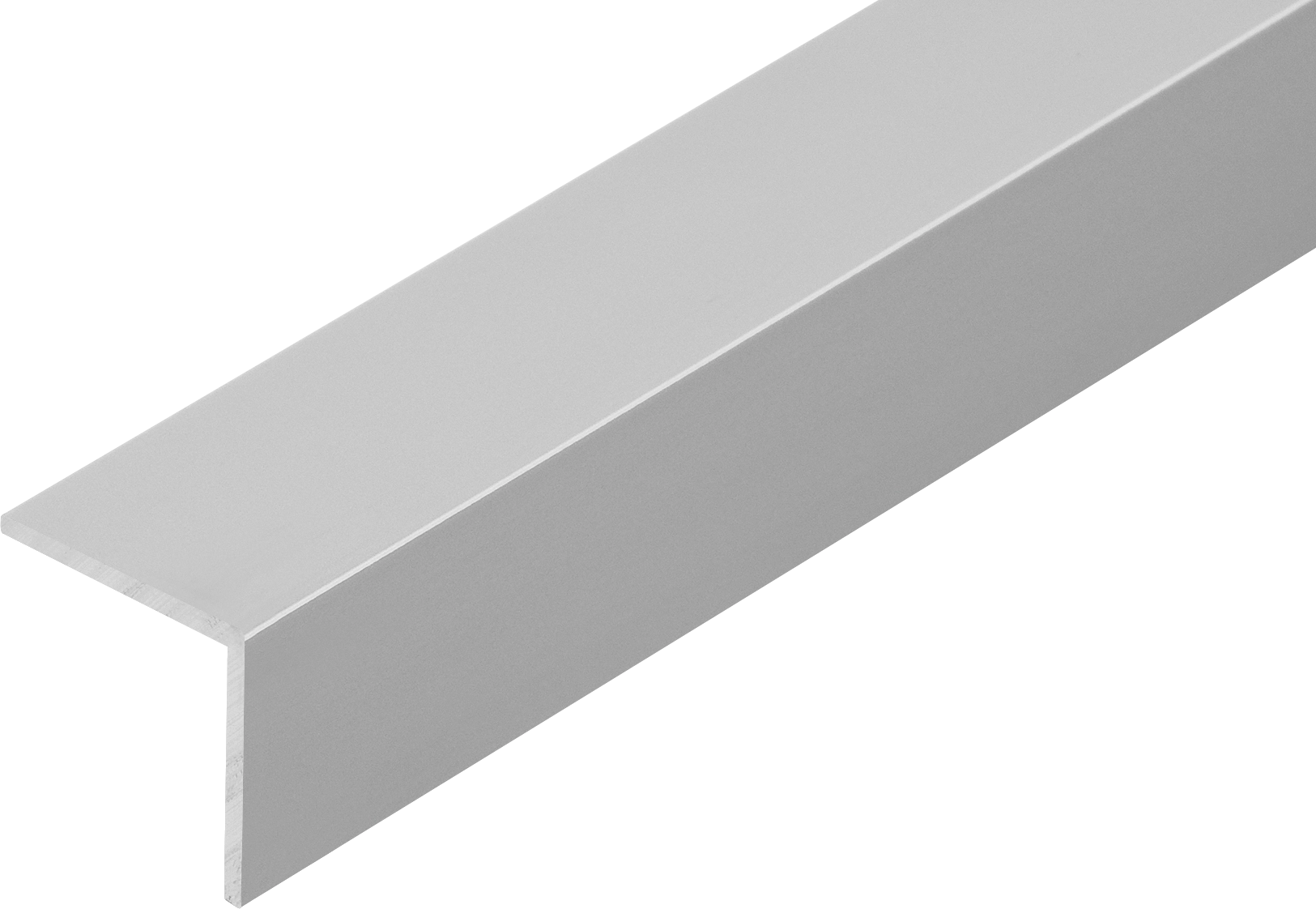 Aluminum corner stair profile 20x20mm Cezar Silver Matt 2.50m