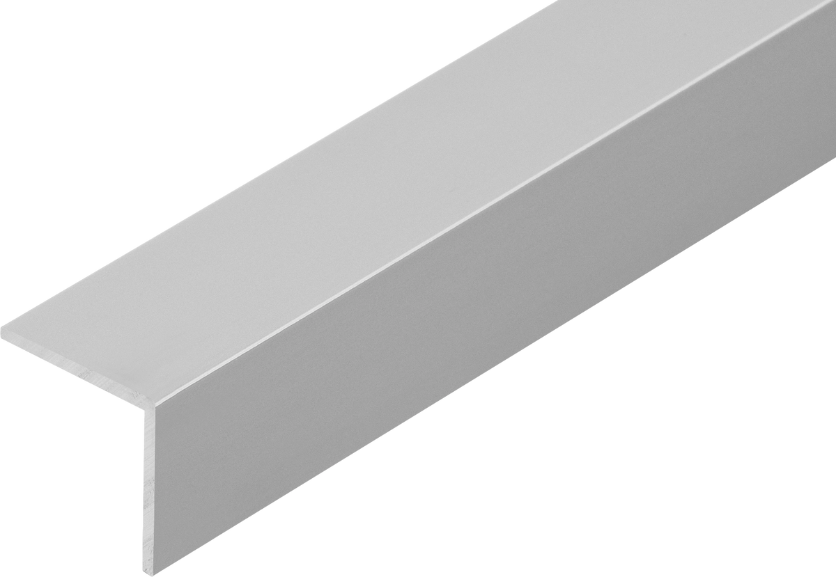 Aluminum corner stair profile 20x20mm Cezar Silver Matt 2.50m