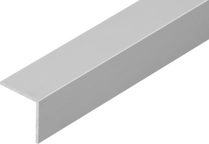 Aluminum corner stair profile 20x20mm Cezar Silver Matt 2.50m