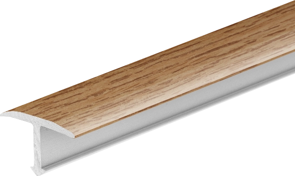 Profil fugowy gładki aluminiowy 14mm Cezar Dąb Canyon Mat 2,50m