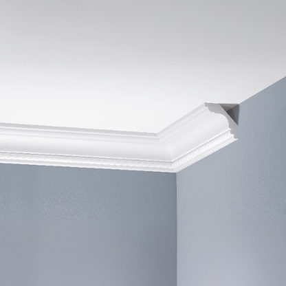 LGZ-02 Cezar White decorated cornice strip 2.40 m