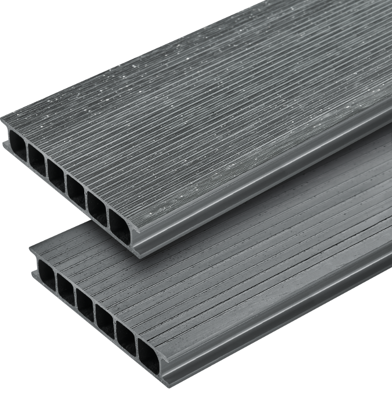 Deska ogrodowa PVC 180x30mm Cezar Szary Bazaltowy RAL7012 2,20m