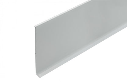 Listwa przypodłogowa aluminiowa 100mm Cezar Szary Jasny RAL7035 Mat 2,50m