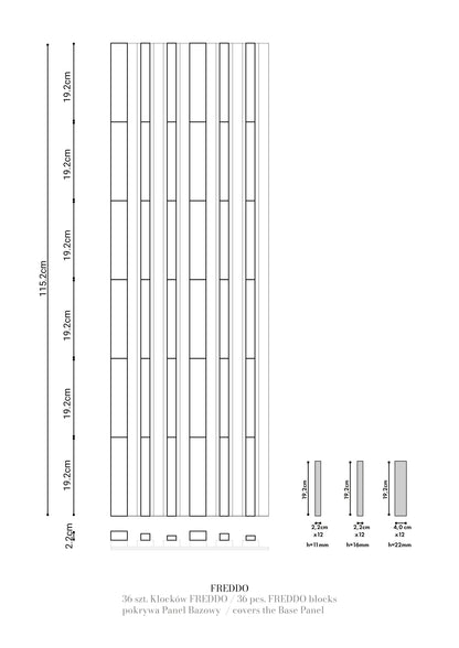 CLICKform FREDO MURSO building block set White RAL9003 Matt 0.19m