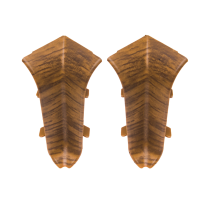Inner corner for Classic skirting board 22x59mm 1 set = 2 pcs Cezar Old Walnut Matt
