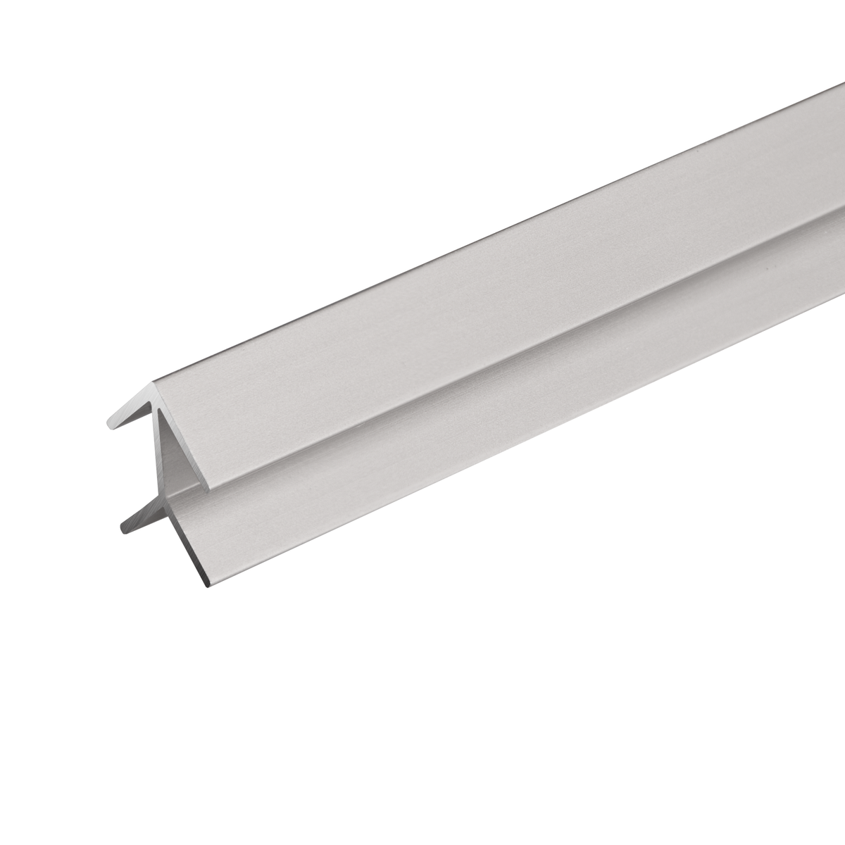 Listwa aluminiowa kątowa zewnętrzna do paneli SPC Cezar Srebrny mat 2,80m
