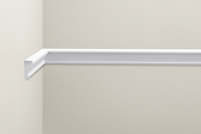 Smooth wall strip LNG-07 Cezar White 2.40 m