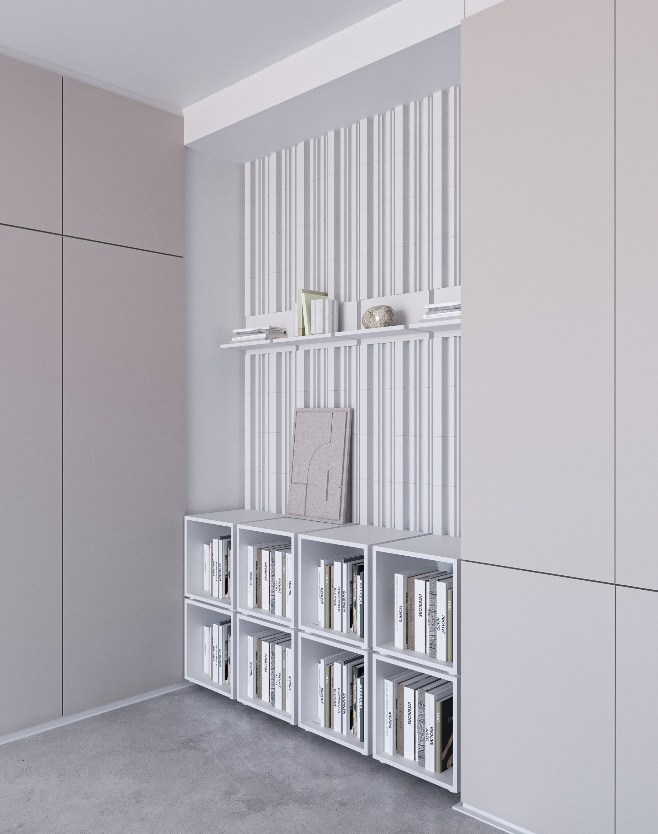 CLICKform FREDO MURSO building block set White RAL9003 Matt 0.19m