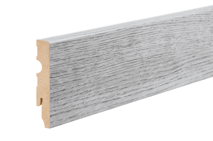 MDF skirting board 80x13mm Cezar Greywick semi-matt 2.20m