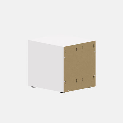 CLICKform shelf BOX400 [1 set = 4 pcs (back + top + side x 2)] MURSO White RAL9003 [L] semi-matt varnish