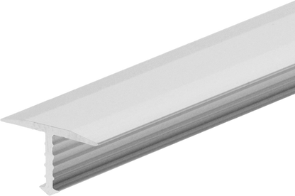 Aluminum joint profile 26mm Cezar Silver Matt 1m