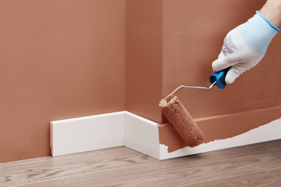 Listwa przypodłogowa LPC-50 60x14mm Cezar Biały RAL9003 Połysk 2,44m