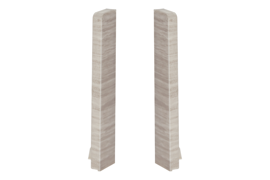 End caps for MASTERLINE skirting board 13x80mm 1 set = 2 pcs (L+R) Cezar Marengo Mat