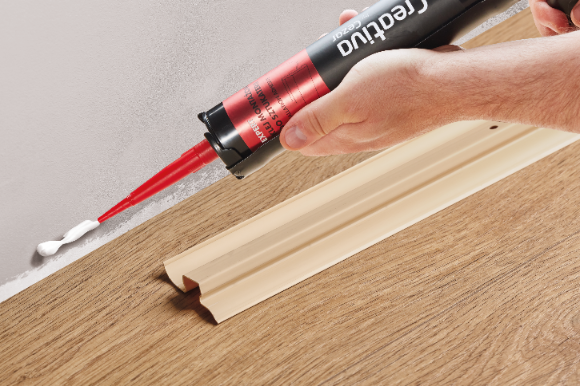 Connector for Classic skirting board 22x59mm 1 set = 2 pcs Cezar Oak Strip Matt