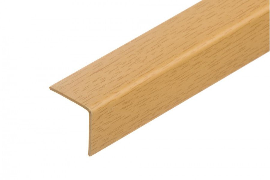 Kątownik PVC 20x20x1,1mm Cezar Dąb Jasny Mat 2,75m