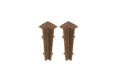 Narożnik zewnętrzny do listwy przypodłogowej Hi Line 23,4x75mm 1kpl=2szt Cezar Orzech Blues Mat