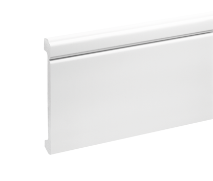 Listwa przypodłogowa LPC-30 138x16mm Cezar Biały Mat 2,44m
