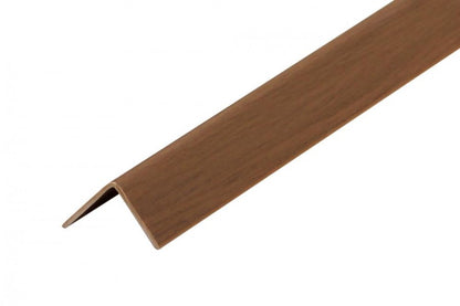 PVC angle 20x20x1.1mm Cezar Walnut Matt 2.75m