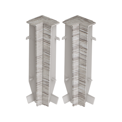 Internal corner for MASTERLINE skirting board 13x80mm 1 set = 2 pcs Cezar Atlantyk Mat