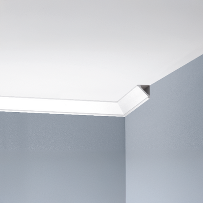 Декоративная полоса LOC-06 Cezar, матовый белый, 2,44 м