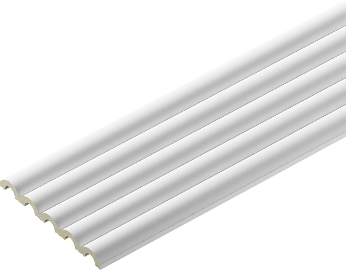 Panel ścienny THALIA04 155x14mm Cezar Biały mat 2,80m