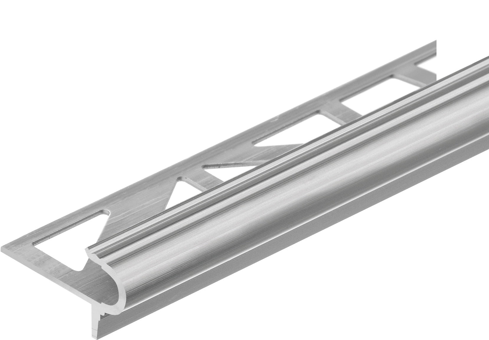 Profil schodowy aluminiowy półokrągły Cezar Naturalny 2,50m