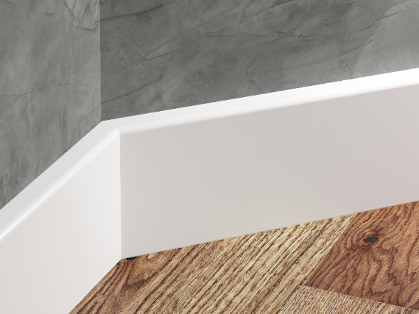 Listwa przypodłogowa Status Line PVC 80x15mm Cezar Biały RAL9003 półmat 2,20m