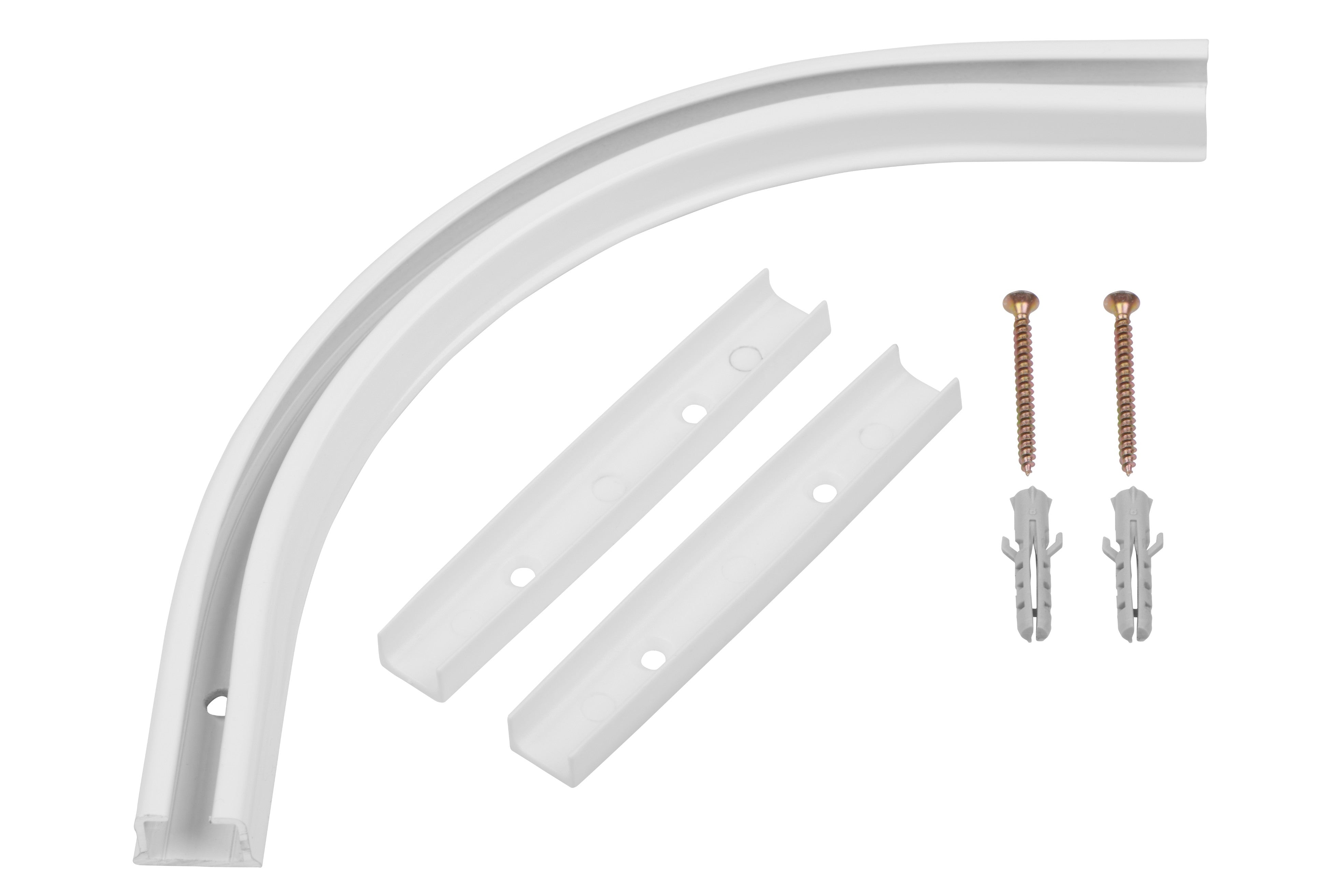 Łuk PVC 90 stopni uniwersalny PRIMELINE1 wew./zew. 1kpl=2szt Cezar Biały