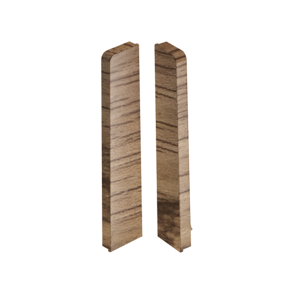 MASTERLINE skirting board end caps 13x80mm 1 set = 2 pcs (L+R) Cezar Ireland Mat