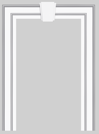 Настенная дверца для камина KDS-31 Cezar White