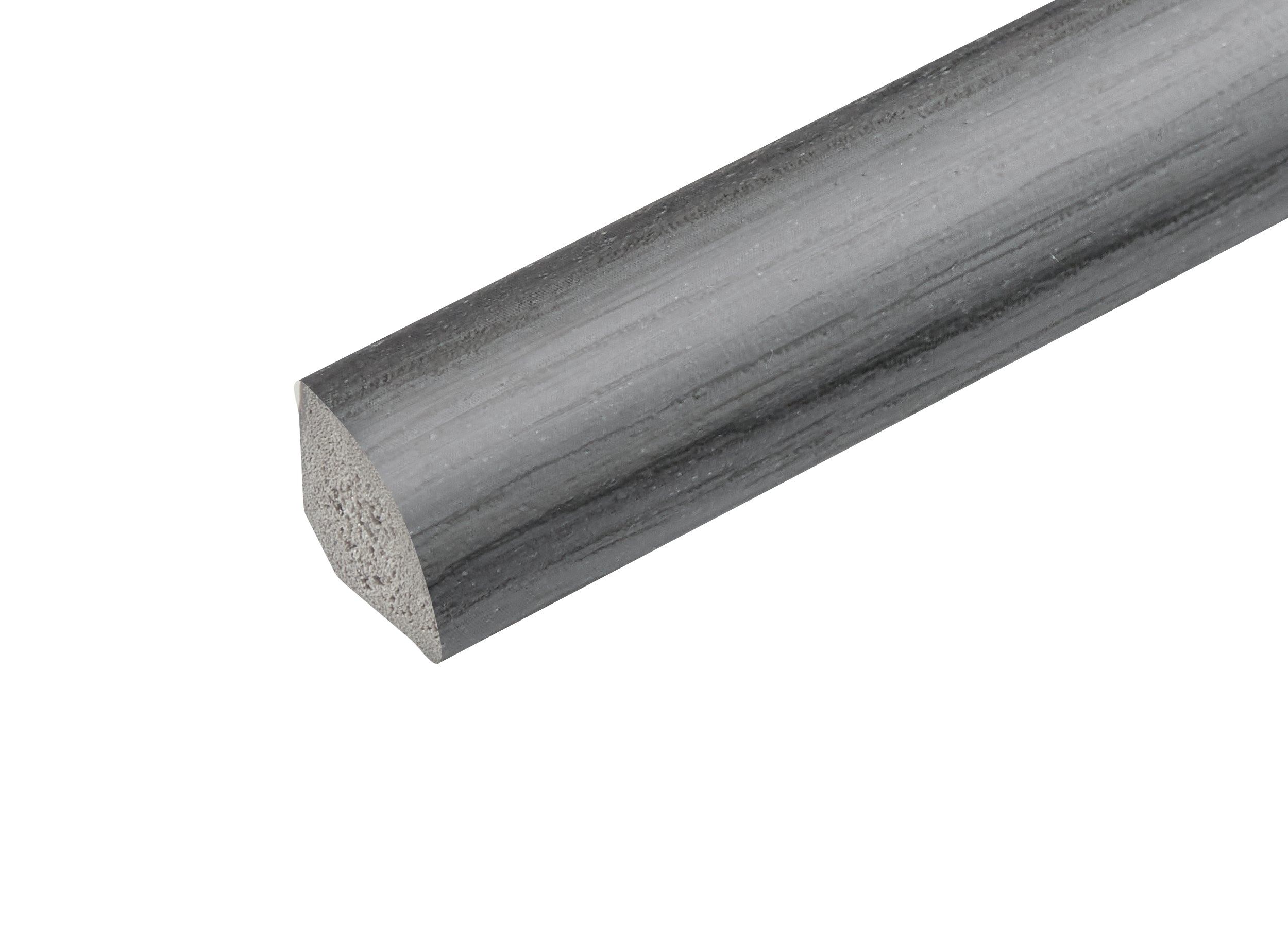 Ćwierćwałek PVC 18mm Cezar Szary mat 2,5m