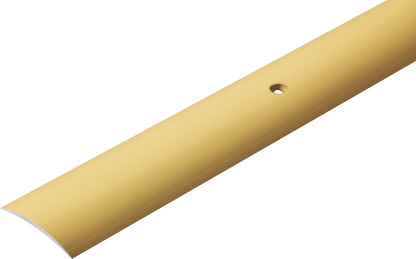 Profil progowy owalny aluminiowy szeroki 40mm Cezar Złoty Mat 2m