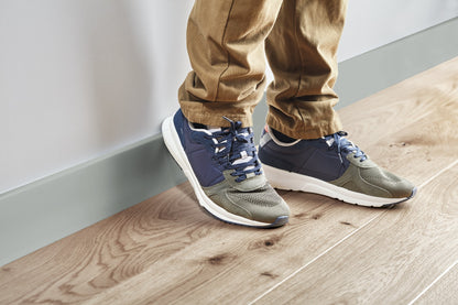 Skirting board 80x14mm Cezar EARTH Line Light Grey semi-matt veneer 2.20m