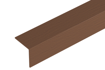 PVC angle 15x15x1.1mm Cezar Walnut Matt 2.75m