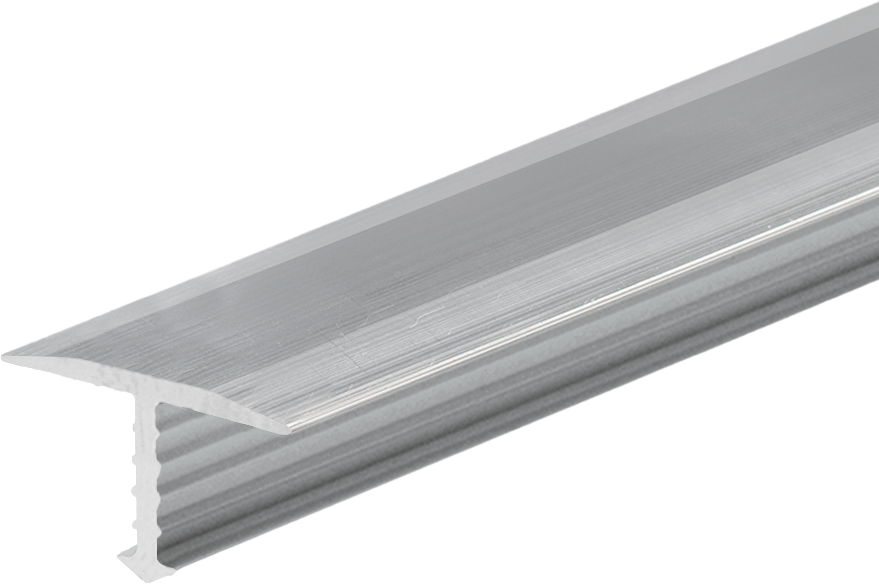Profil fugowy aluminiowy łączący 13mm Cezar Naturalny surowy 2,50m