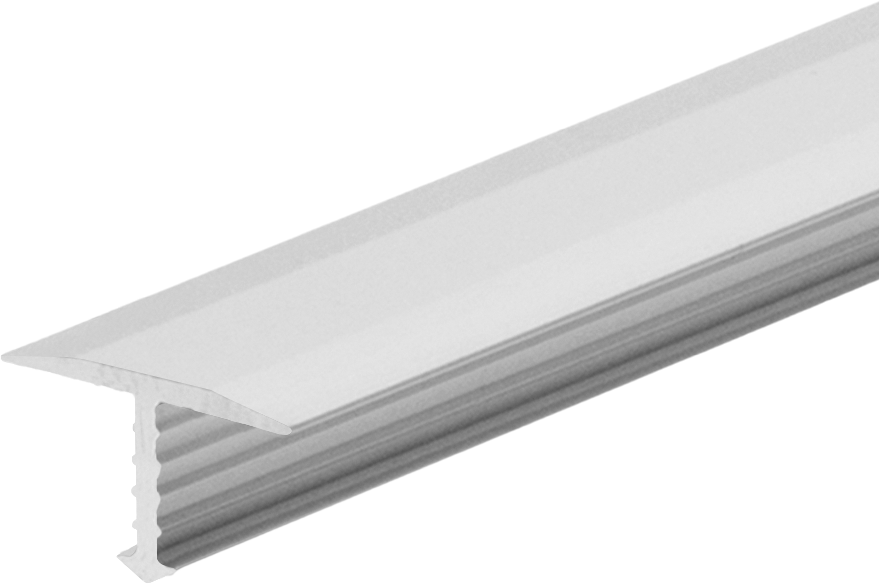 Profil fugowy aluminiowy łączący 13mm Cezar Srebrny Mat 2,50m