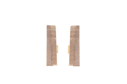 Cezar60 skirting board end caps 20x60mm 1 set = 2 pcs (L+R) Cezar Moravia Oak Matt
