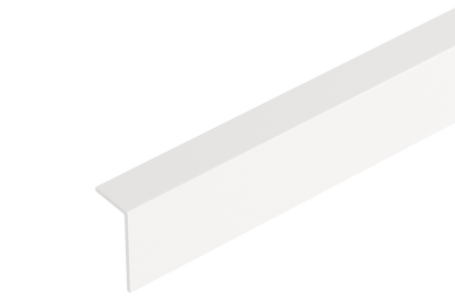 Kątownik PVC 25x20x1,1mm Cezar Biały RAL9003 Mat 1m