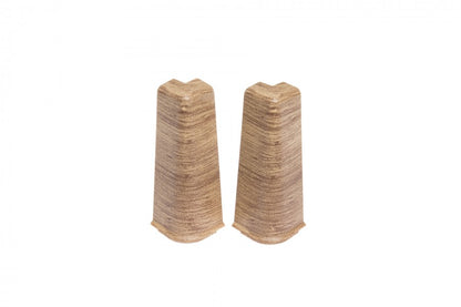 Narożnik zewnętrzny do listwy przypodłogowej Hi Line 23,4x75mm 1kpl=2szt Cezar Dąb Newada Mat